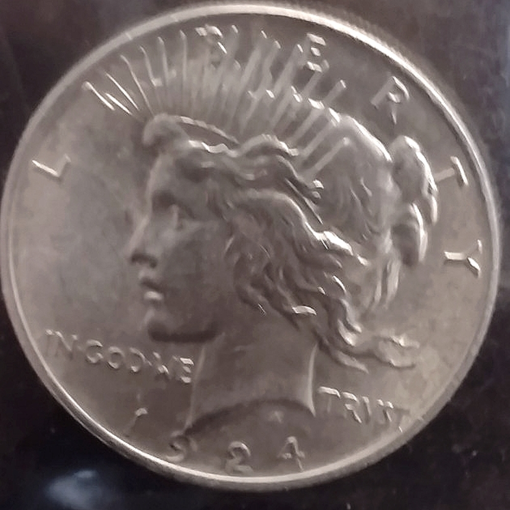 BU 1924 Peace Dollar